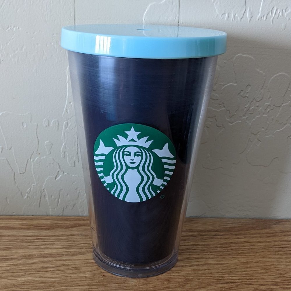 Starbucks 16 oz. Blue Cold Drink Tumbler